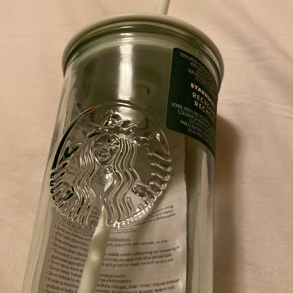 2023 Starbucks Recycled Glass Mint/ 16 oz.